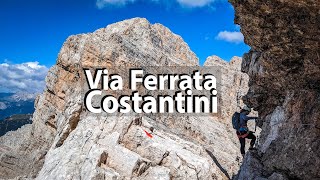 La Ferrata più difficile delle Dolomiti  FERRATA COSTANTINI ◭ MOIAZZA SUD [upl. by Yelkrab297]