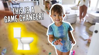 A Day in the Life Potty Training a 2 Year Old [upl. by Nelubez]