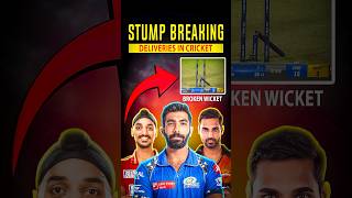 Stump Breaking Deliveries in Cricket youtubeshorts cricket ipl icc india ipl2025 shorts [upl. by Yeliw]