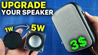 UPGRADE my bluetooth speaker to 5 watt [upl. by Esyak]