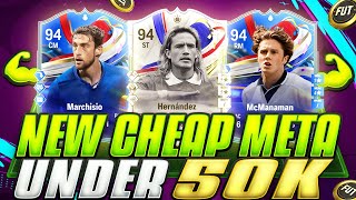 BEST CHEAP META PLAYERS UNDER 50K ON EACH POSITION💥CHEAP  EXPENSIVE FC 24 ULTIMATE TEAM [upl. by Hayton]