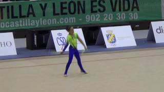 Eneko Lambea Cto de España Rítmica Masculina Valladolid 2016  Mazas [upl. by Hurwitz]