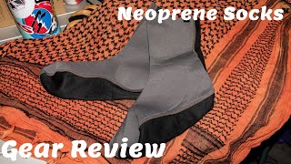 Gear Review Neoprene Socks [upl. by Emmalee]