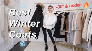 BEST WINTER COATS for the COLDEST winter ❄️ Reviewing Canada Goose Northface and more [upl. by Kroy410]