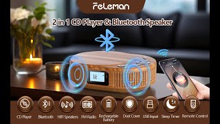 FELEMAN Portable CD Player [upl. by Portugal]