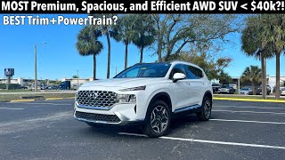 2023 Hyundai Santa Fe Hybrid SEL Prem TEST DRIVEFULL REVIEW [upl. by Germaine]