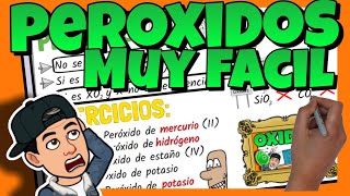 🔴 QUÍMICA  Formulación inorgánica PERÓXIDOS  Diferenciación de óxidos y peróxidos [upl. by Nitsud]