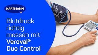 Blutdruck richtig messen Veroval® Duo Control [upl. by Gosney748]