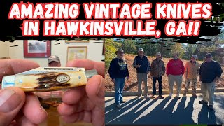 Amazing Vintage Knives in Hawkinsville GA [upl. by Einnig877]