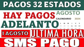 💥1 AGOSTO 📆 YA CAYÓ ADELANTAN PAGOS ADULTOS MAYORES PENSIONES CHECA SALDO🎉 𝐃𝐄𝐏𝐎𝐒𝐈𝐓𝐎 𝐀𝐃𝐄𝐋𝐀𝐍𝐓𝐀𝐃𝐎 [upl. by Oner]