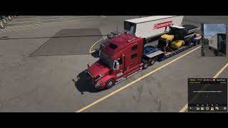 American Truck Simulator Crossing the West Coast ep 01 [upl. by Annaor]