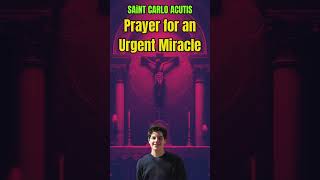 Saint CARLO ACUTIS Prayer for an URGENT MIRACLE carloacutisprayer prayerformiracles [upl. by Dihahs93]