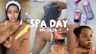 SPA DAY EM CASA NA REAL  CABELOS UNHAS DEPILAÇÃO BANHO PREMIUM com dicas [upl. by Natty311]