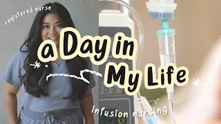 Outpatient Nurse Day in the life Vlog  infusing medications [upl. by Erreipnaej654]