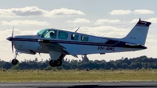 Beechcraft A36 bonanza landing at ballarat [upl. by Boff549]