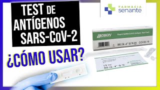 TEST ANTIGENOS Nasal Covid Autodiagnóstico 🧪 COMO se hace Test Antigenos Nasal 📒 FARMACIA SENANTE [upl. by Asilej868]