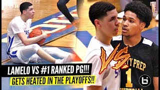 LaMelo Ball vs 1 RANKED PG GETS HEATED Melo Gets TESTED Spire ANOTHER FIGHT [upl. by Nolaf]