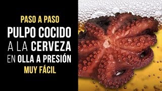 Pulpo Cocido a la Cerveza en Olla a Presión Express WMF en 10 minutos  Receta fácil [upl. by Naitsirhk]