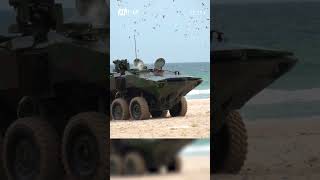 Amphibious Combat Vehicle Landed [upl. by Pavier]