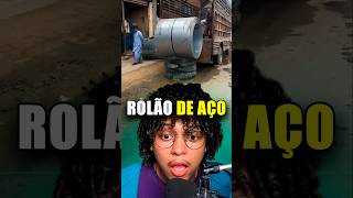 Rolo de aço gigante shorts humor [upl. by Ylrac]