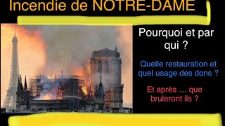 Bertrand SCHOLLER  incendie de NotreDame … pas de coupables et des mauvaises surprises à venir [upl. by Nodnalb]