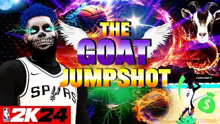 The Greatest 2k24 Jumpshot Of All Time Become a Sniper in Nba 2k24 nba2k24 2k24 [upl. by Dosh]