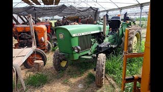 In una serra vecchi trattori agricoli dal Fiat al John Deere [upl. by Naniac]