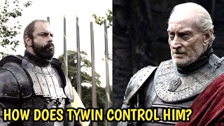 How does Tywin Lannister control the Mountain [upl. by Ahsiuqet]