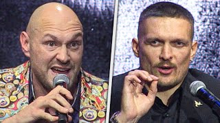 FINALLY Tyson Fury vs Oleksandr Usyk • FULL PRESS CONFERENCE  TNT Sport Boxing [upl. by Ailecnarf]