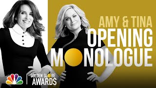 Amy Poehler and Tina Feys Opening Monologue  2021 Golden Globes [upl. by Einnaf]