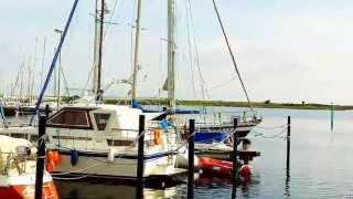 Ausfahrt aus dem Yachthafen von Heiligenhafen Ostsee [upl. by Lladnor434]