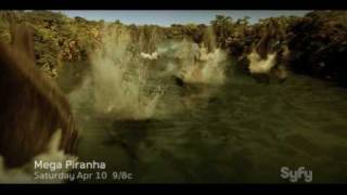 Mega Piranha  Syfy Original Movie [upl. by Esineg]