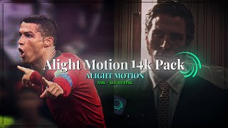 Alight Motion Mega 14K Pack  SHAKES  CC  TEXT ANIMATIONS  TRANSITIONS  OVERLAYS  XML amp LINK [upl. by Domonic]