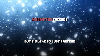 Ariana Grande  we cant be friends wait for your love Karaoke [upl. by Leumhs]