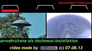 FF Eddersheim  Sirene E57 im Einsatz [upl. by Gustafson]