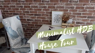 My Minimalist HDB House Tour 2Room Apartment Updated [upl. by Korwin459]