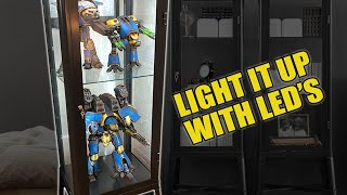 Light an IKEA Display Cabinet Case With 20 LED kit Detolf amp Fabrikor [upl. by Rialb746]