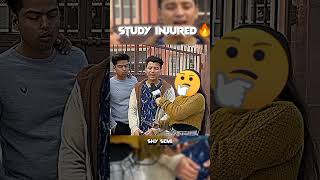 COLLEGE MA STUDY KO INJURY 🔥🤕  ONLY LEGENDS 🔥😎  sigma meme shorts [upl. by Earaj47]