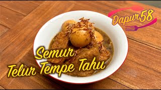 reseprumahan SEGALA USIA PASTI SUKA YUHU SEMUR TEMPE TAHU TELUR resepsemur [upl. by Uchida]