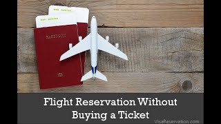 How to book a dummy flight ticket reservation and hotel booking for visa without paying full [upl. by Ardekal]