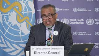 WHO DirectorGeneral Tedros Briefs on Global Humanitarian Crises  Amaravati Today [upl. by Calise]