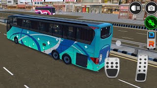 US Luxury BUS stunt game  Bus driving simulator  Android gameplay 99 [upl. by Jannelle73]