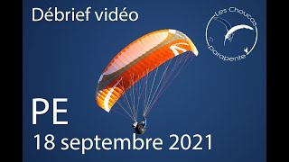 18 septembre 2021 pente école parapente avec Les Choucas [upl. by Gothurd]