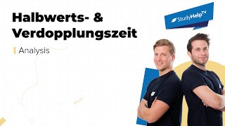 Halbwerts und Verdopplungszeit verstehen  einfach erklärt  StudyHelpTV [upl. by Adiol33]