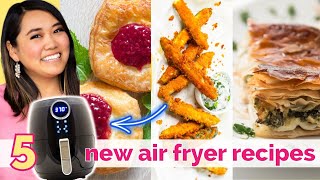 5 NEW AMAZING AIR FRYER RECIPES [upl. by Locke404]