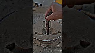 We workers have power CreativeHandicraft SuperDecompressionHandicraft MetalCasting HelloCreator [upl. by Enaillil]