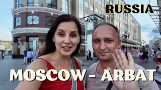 MOSCOW LEGENDARY OLD ARBAT  5 SHOCKING FACTS moscow walk [upl. by Ardnaed]