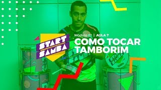 Como tocar Tamborim modulo 1  Aula 07 [upl. by Emelita803]