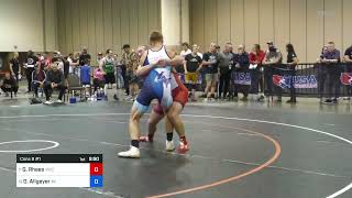 2024 GrecoRoman Senior World Team Trials  Glenn Rhees vs Drew Allgeyer 82 KG Con Quarters [upl. by Ettennyl]