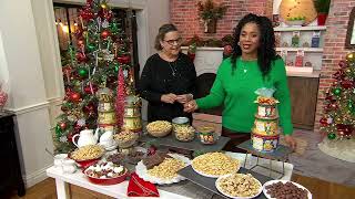 The Peanut Shop of Williamsburg Nutcracker Holiday Nut Assortment on QVC [upl. by Lemahs]